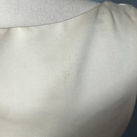 Vintage Cache 60s style Embroidered Rhinestone Bow Maxi Sleeveless Dress sz 6 - Picture 8 of 13